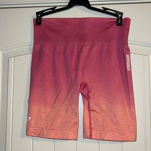 GymShark ombré shorts
